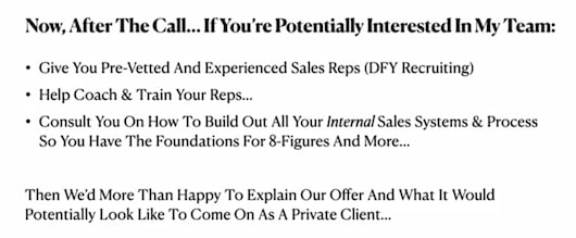 7 Figure Sales Consulting Call